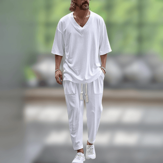 Komplet męski oversize – bluza z długim rękawem