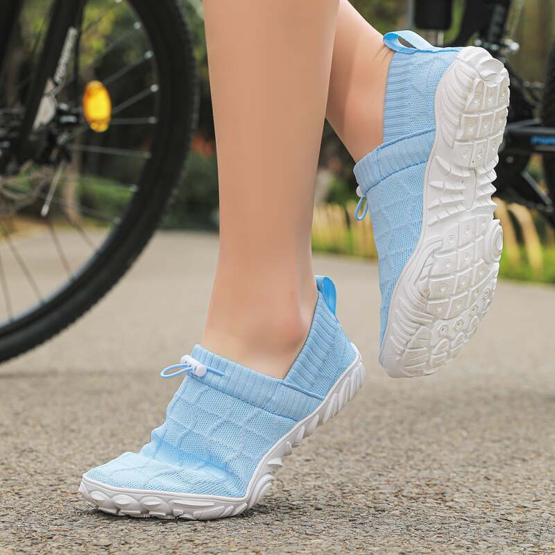 Buty barefoot damskie – lekkie, szeroka stopa, wsuwane