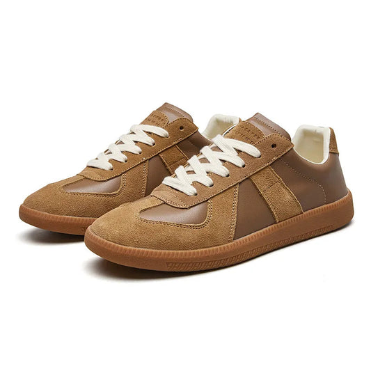 Sneakersy męskie sznurowane – antypoślizgowa podeszwa