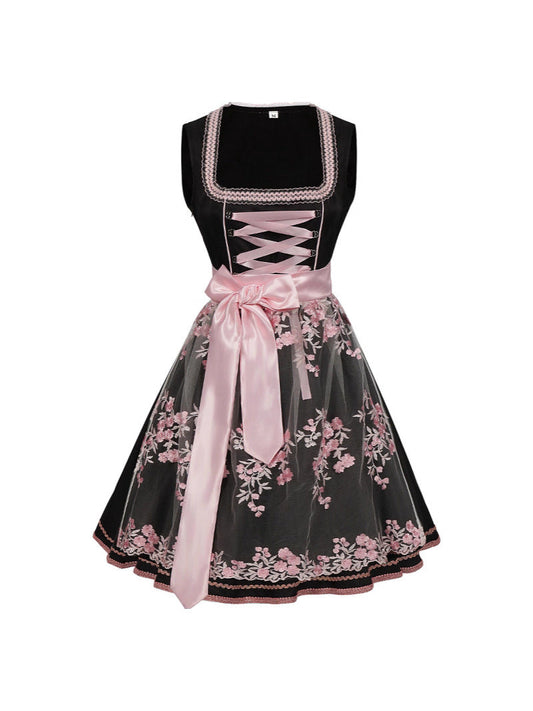 Sukienka dirndl – sznurowany gorset