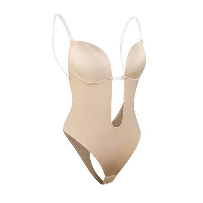 Body modelujące damskie z odkrytymi plecami – wyszczuplające
