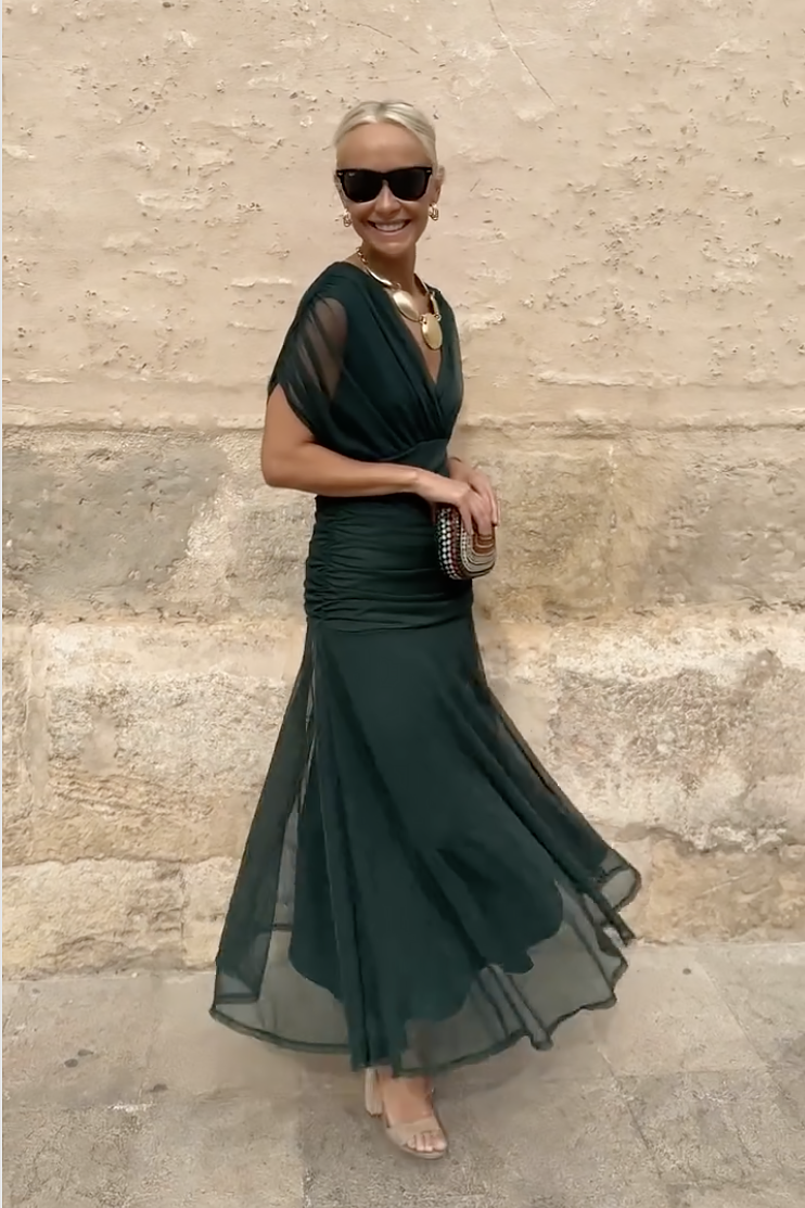Sukienka maxi wieczorowa – cała sylwetka