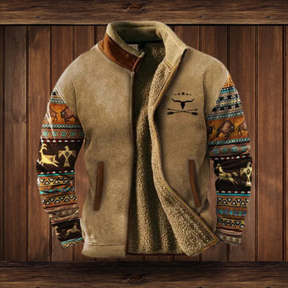 Męska kurtka casual – niebieska