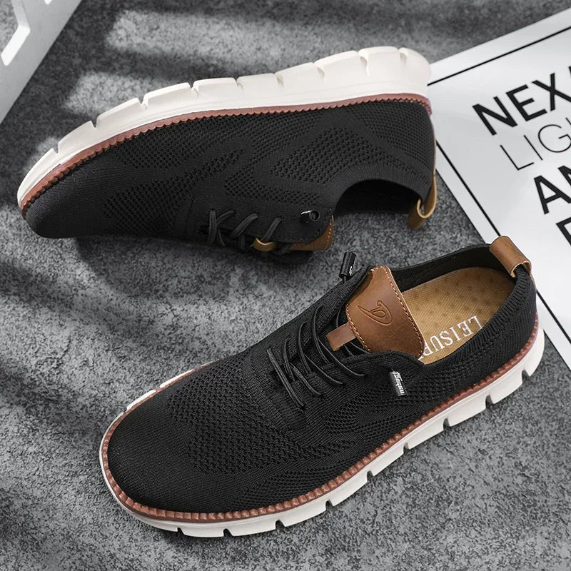 Buty męskie komfortowe – skóra ekologiczna, oddychające, eleganckie