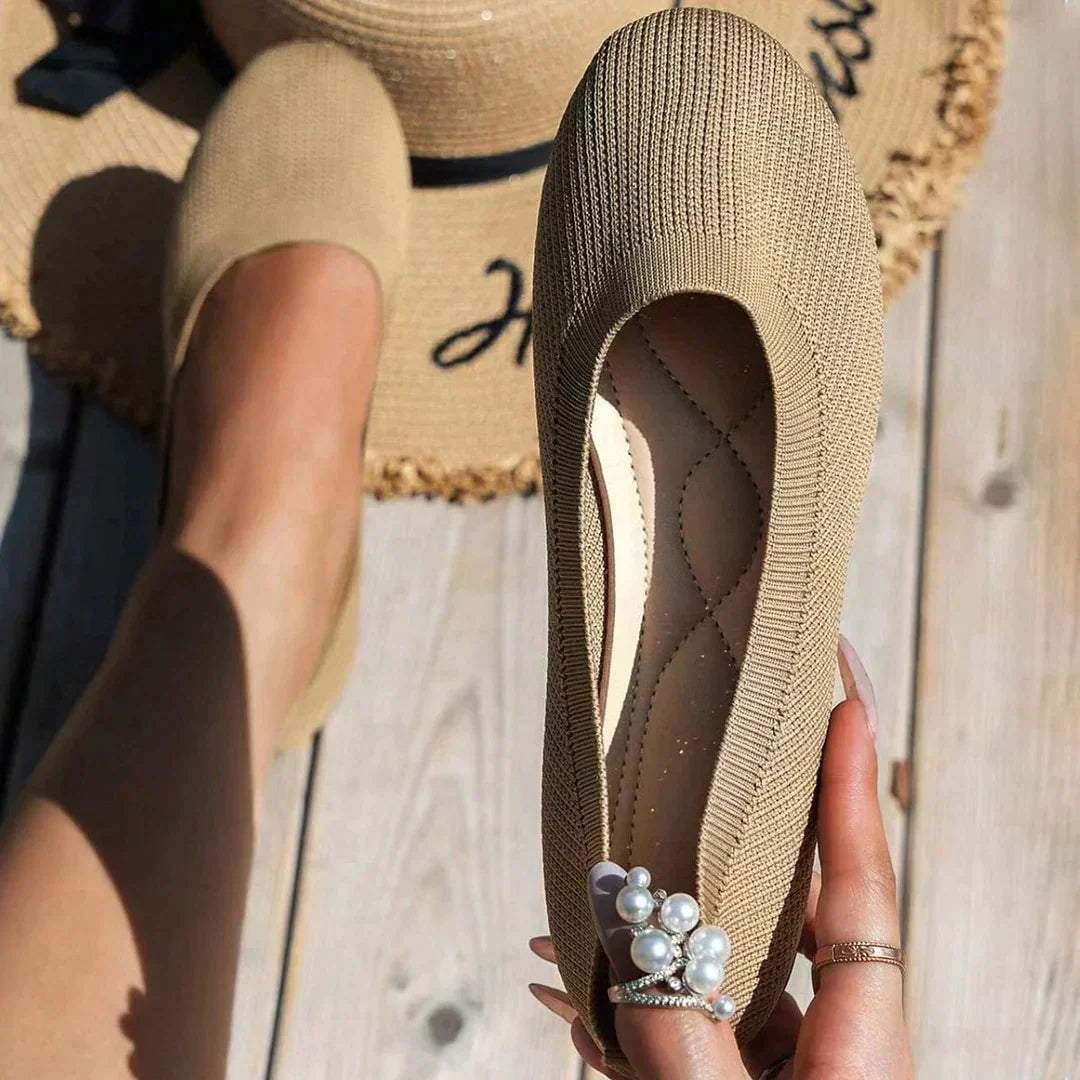 Ortopedyczne buty wsuwane damskie – wygodne, z podparciem łuku