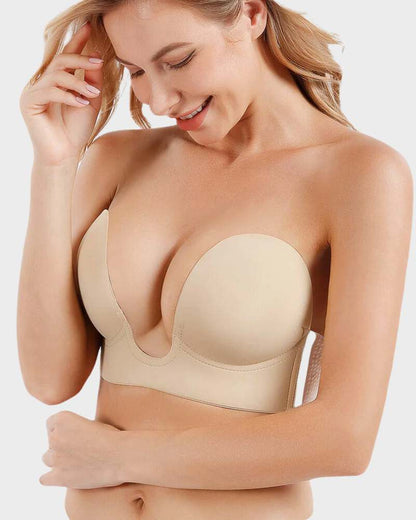 Biustonosz push-up bezszwowy – detal