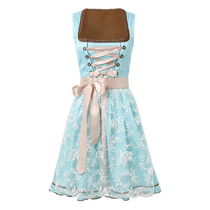 Sukienka dirndl – satynowy fartuszek