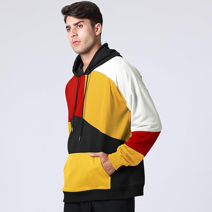 Bluza męska z kapturem – wzór, zbliżenie
