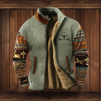 Męska kurtka casual – brązowa