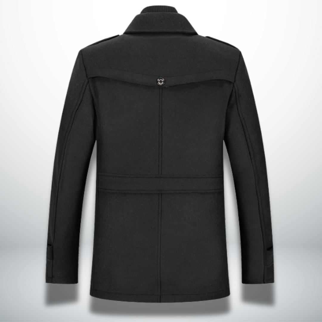 Męski płaszcz smart casual – stylizacja do biura