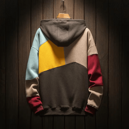 Bluza męska z kapturem – wyrazisty wzór