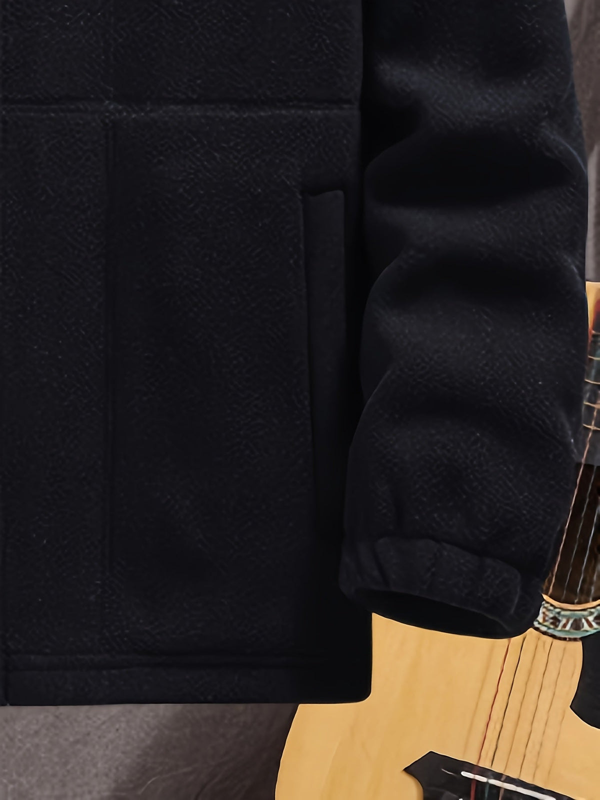 Kurtka polarowa męska – stójka i zamek