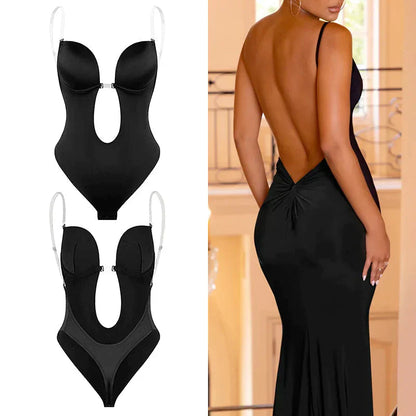 Body modelujące damskie z odkrytymi plecami – wyszczuplające