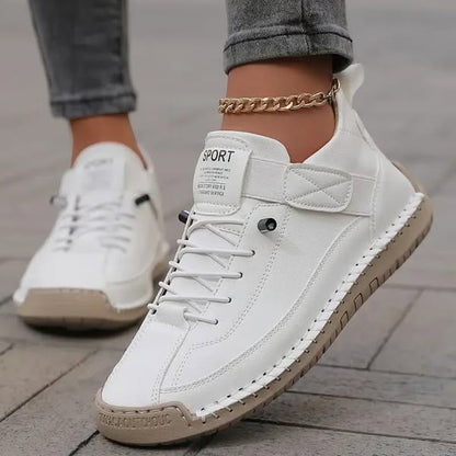 Sneakersy damskie – sznurowane, profil