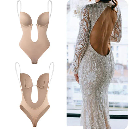 Body modelujące damskie z odkrytymi plecami – wyszczuplające