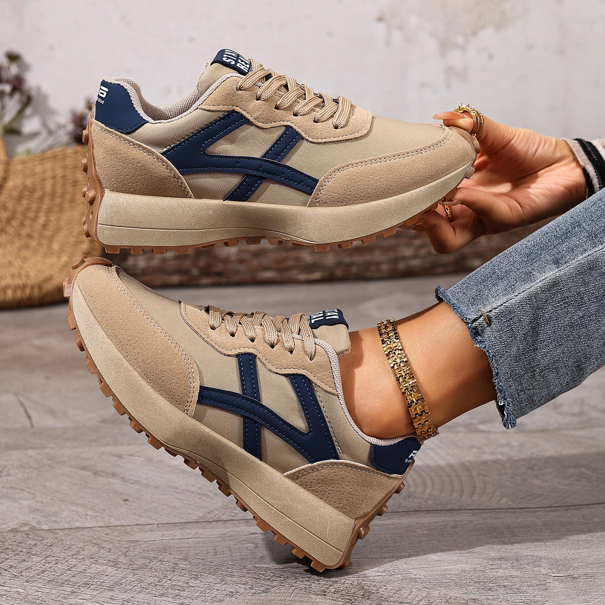 Lekkie sneakersy ortopedyczne damskie – wygodne, z amortyzacją