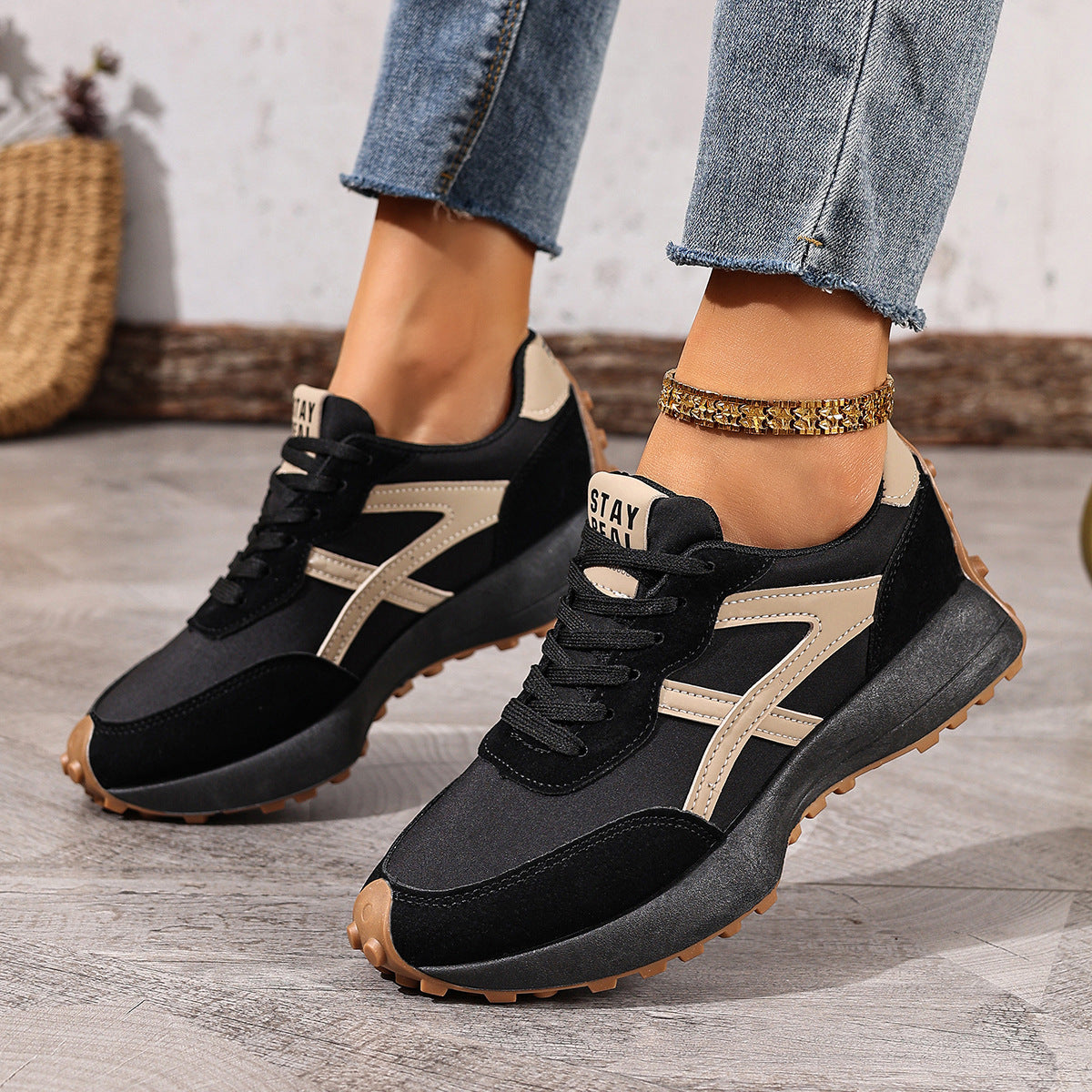 Lekkie sneakersy ortopedyczne damskie – wygodne, z amortyzacją