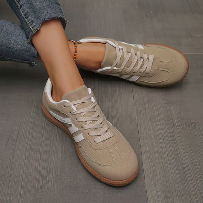 Zamszowe sneakersy ortopedyczne damskie – szeroka stopa, wygodne