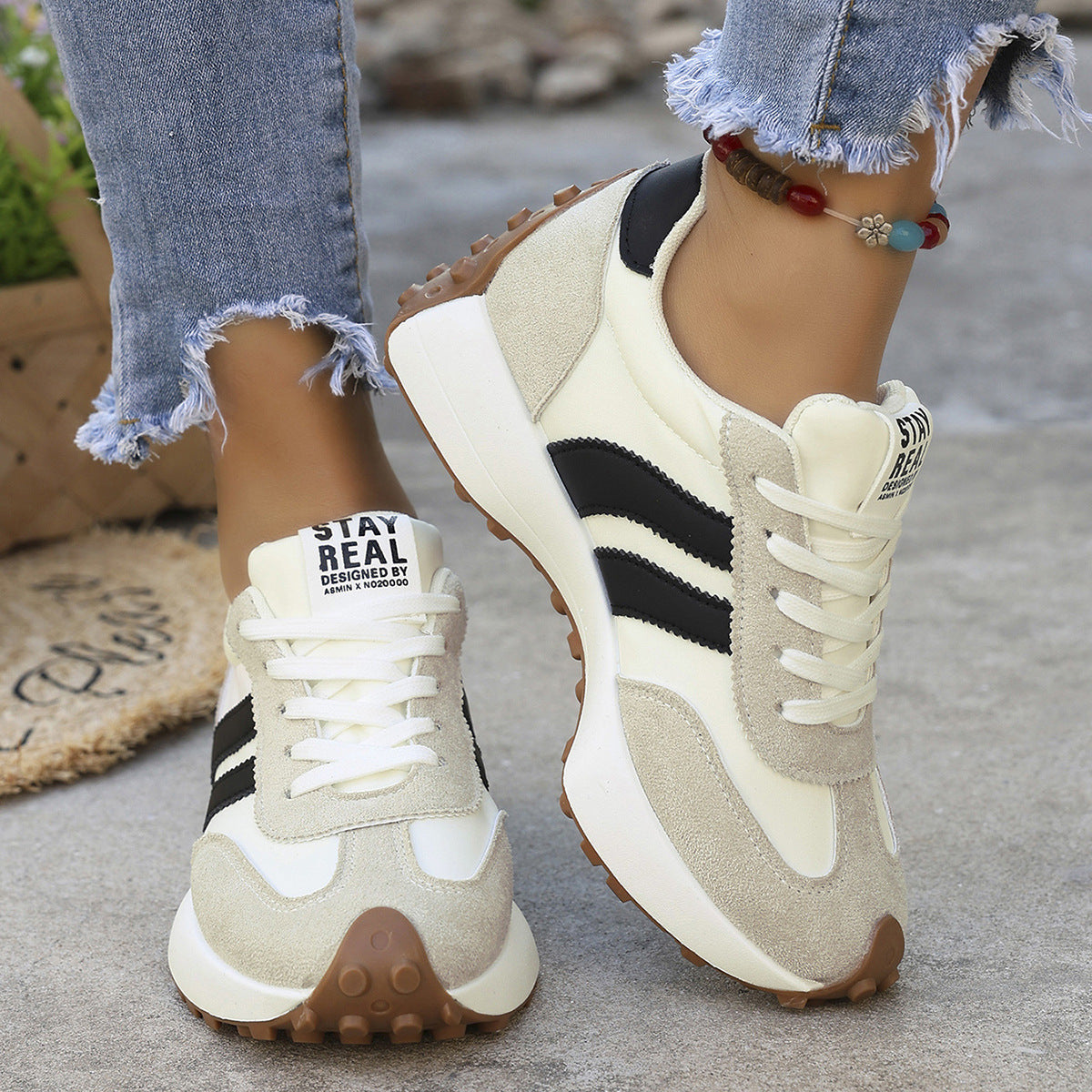Lekkie sneakersy ortopedyczne damskie – wygodne, z amortyzacją