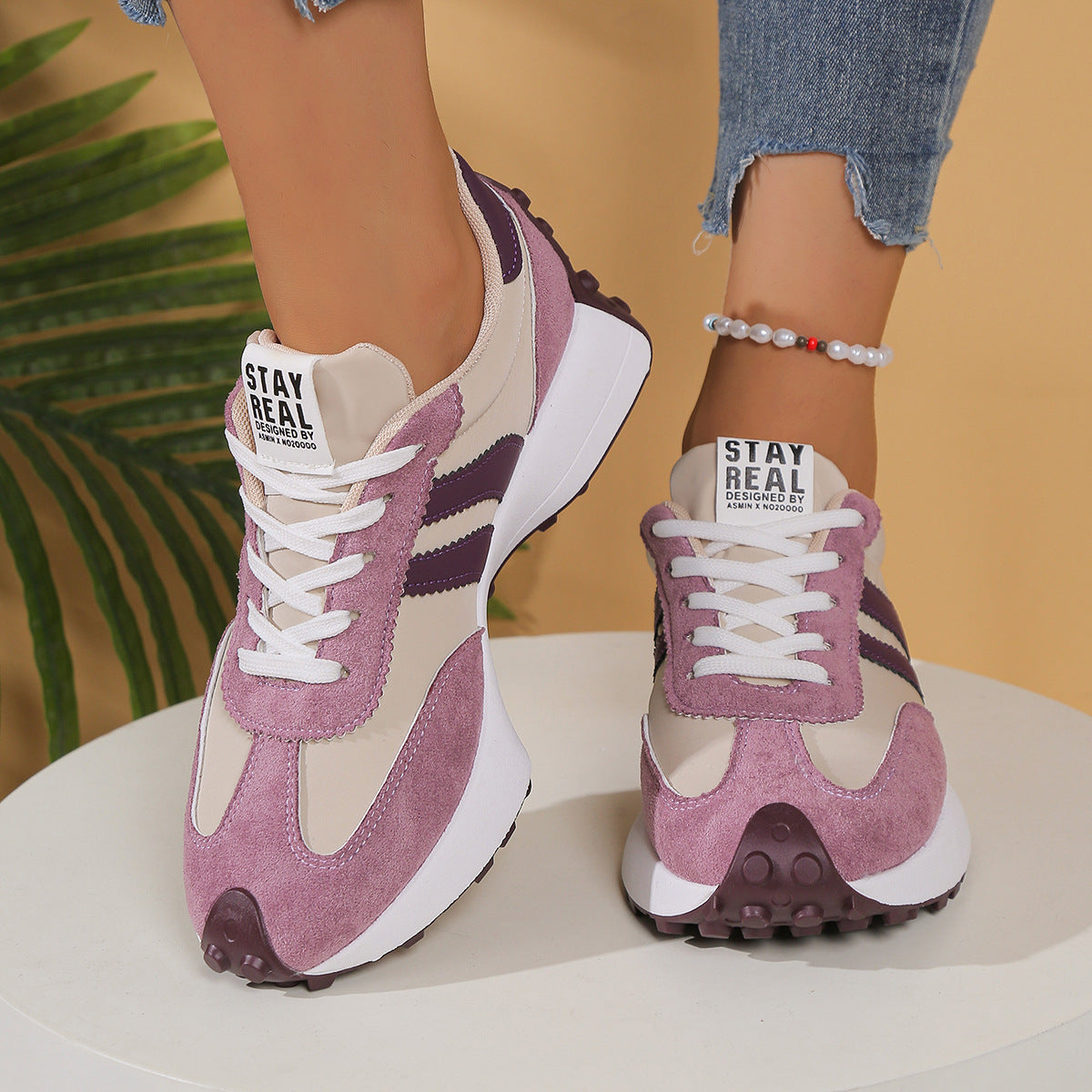 Lekkie sneakersy ortopedyczne damskie – wygodne, z amortyzacją