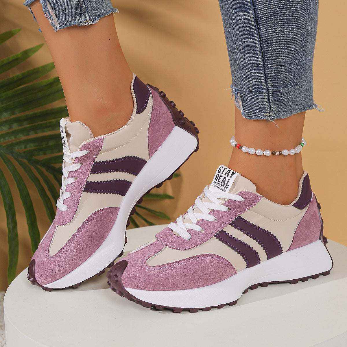 Lekkie sneakersy ortopedyczne damskie – wygodne, z amortyzacją