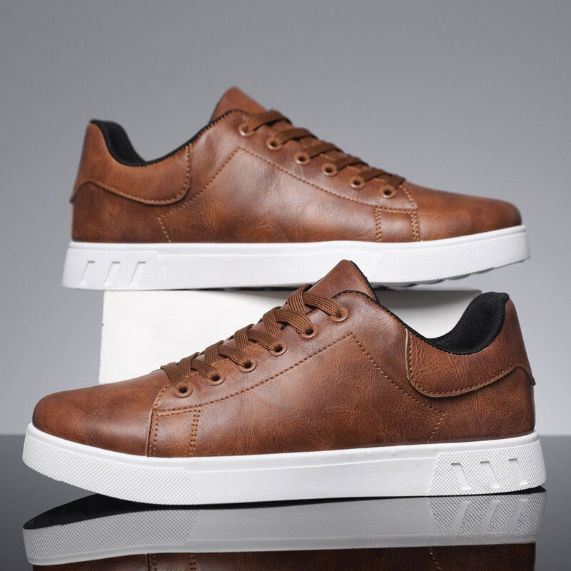 Sneakersy męskie weganńskie – detal cholewki