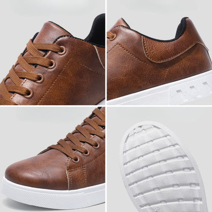 Sneakersy męskie weganńskie – widok z góry