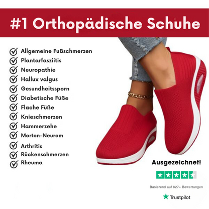 Buty damskie ortopedyczne – granatowe