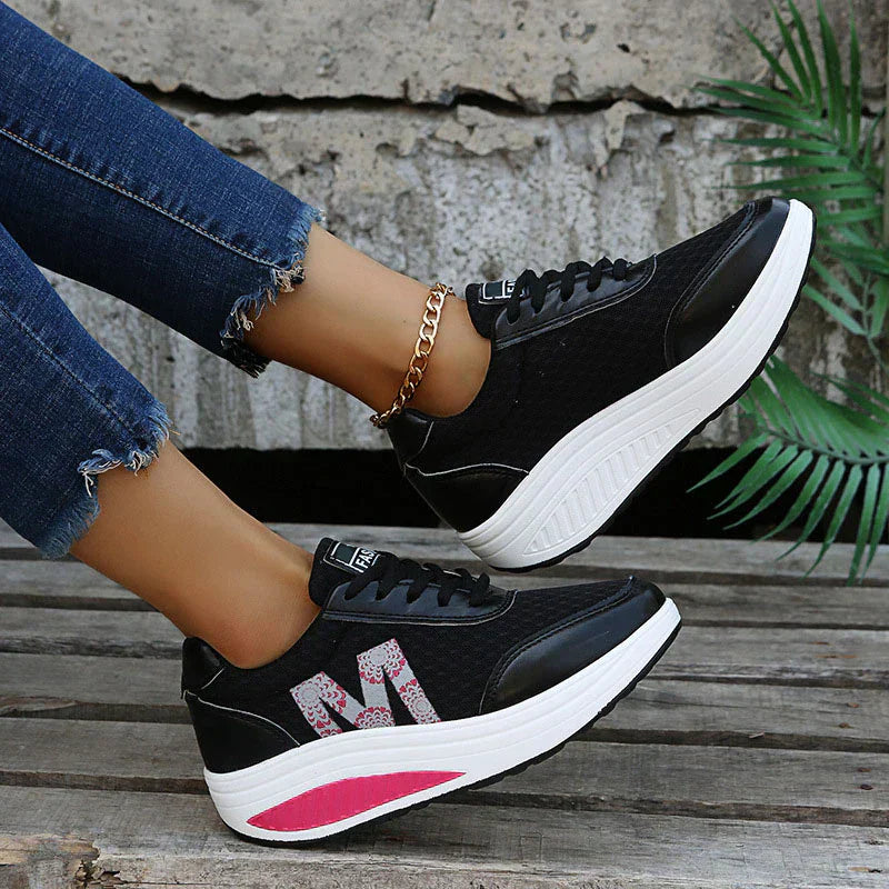 Sneakersy damskie ortopedyczne – czarne