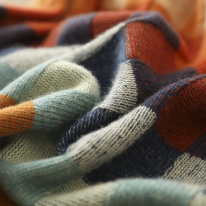 Sweter damski z golfem – profil