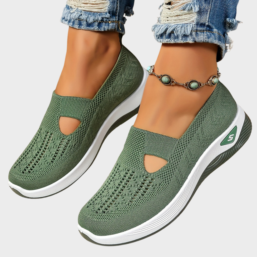 Buty damskie wsuwane – zbliżenie
