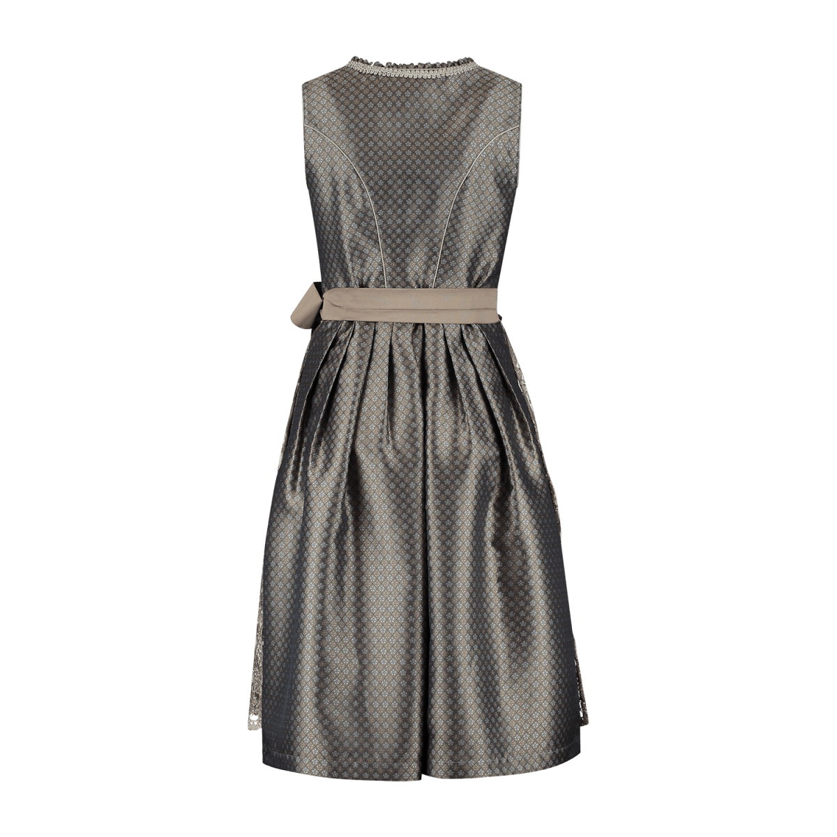 Komplet dirndl w kwiaty – widok z boku