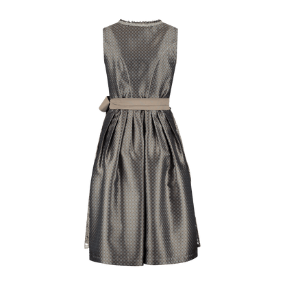 Komplet dirndl w kwiaty – widok z boku