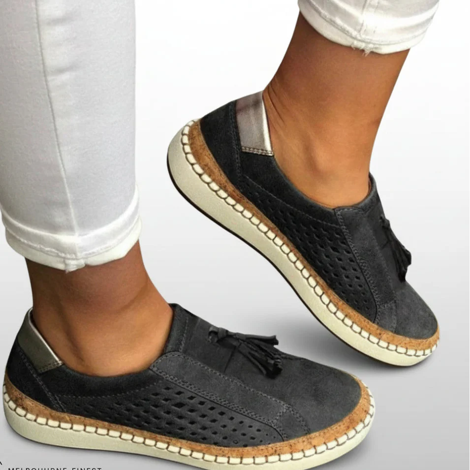 Sneakersy komfortowe – wersja szara