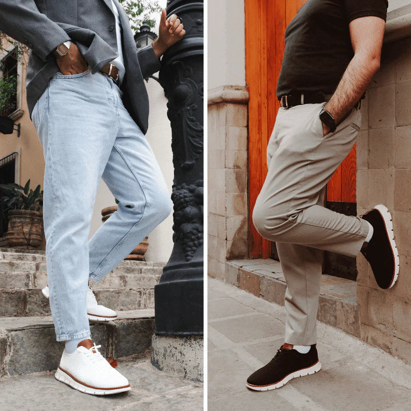 Buty męskie komfortowe – skóra ekologiczna, oddychające, eleganckie