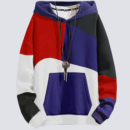 Bluza męska z kapturem – wzorzysta