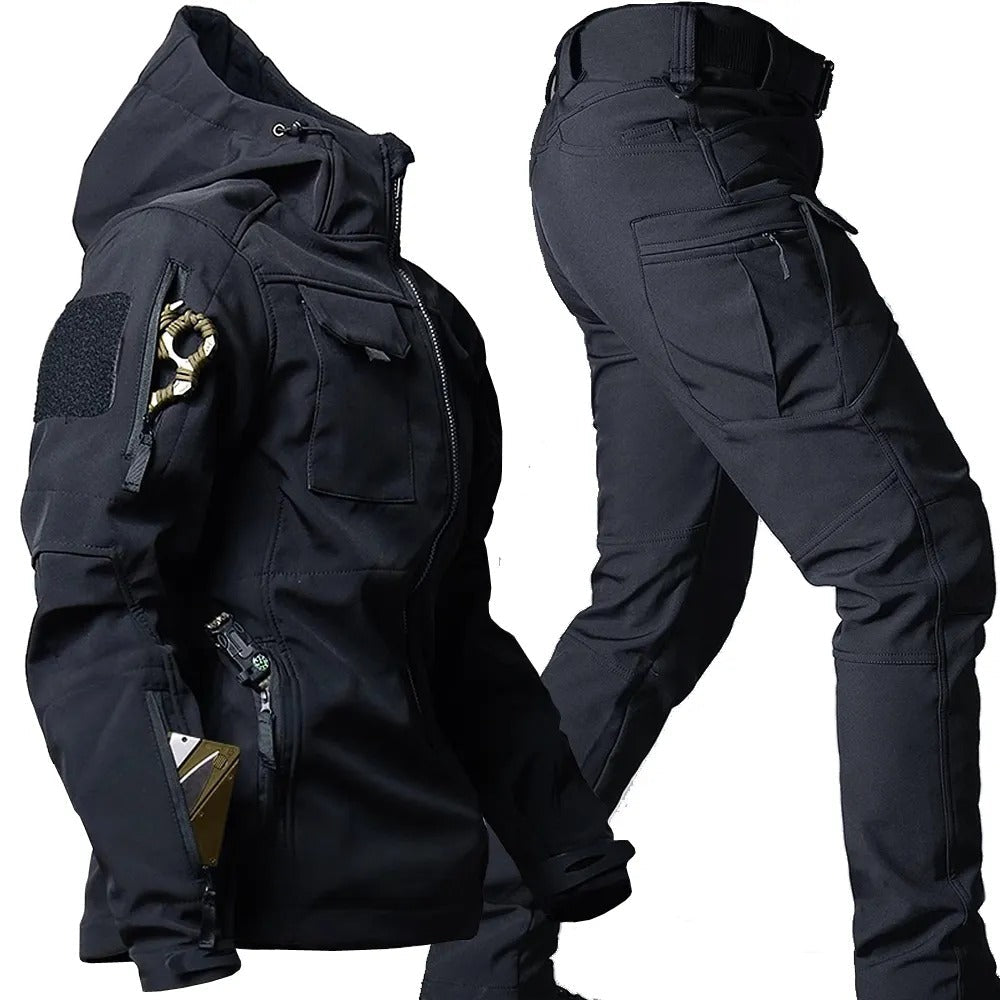 Komplet softshell – widok z przodu