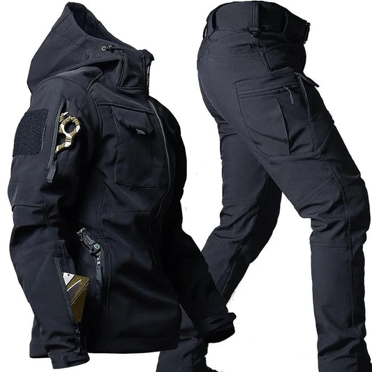 Komplet softshell – widok z przodu