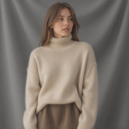 Sweter damski oversize – luźny krój