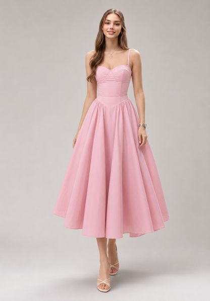 Kalina- Elegancki francuski top w stylu retro z wiązaniem na szyi