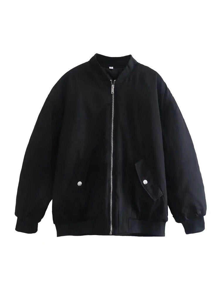 Kurtka bomber – wersja fioletowa