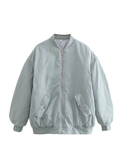 Kurtka bomber oversize – stylizacja jesienna