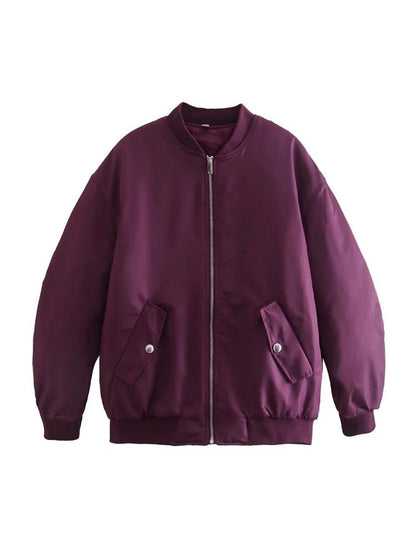 Kurtka bomber – wersja różowa
